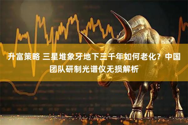 升富策略 三星堆象牙地下三千年如何老化？中国团队研制光谱仪无损解析